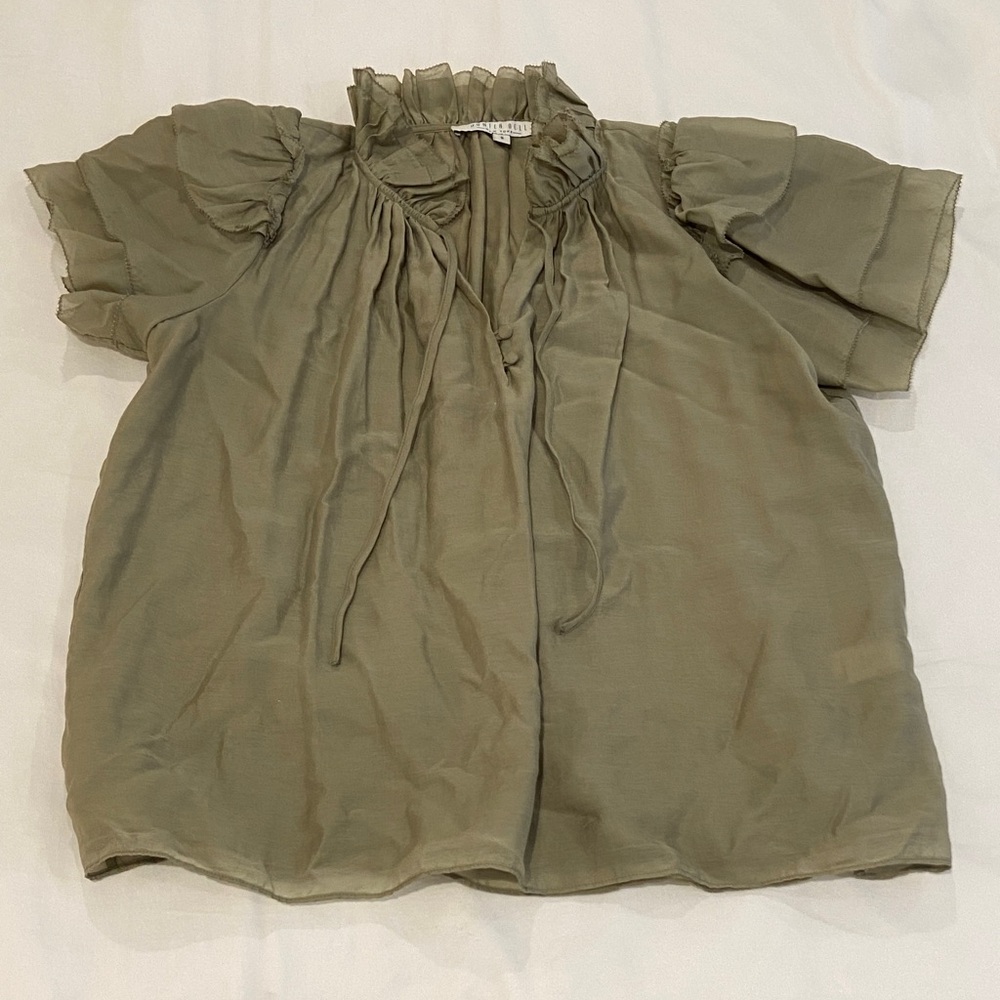 Hunter Bell Millie Ruffle Blouse